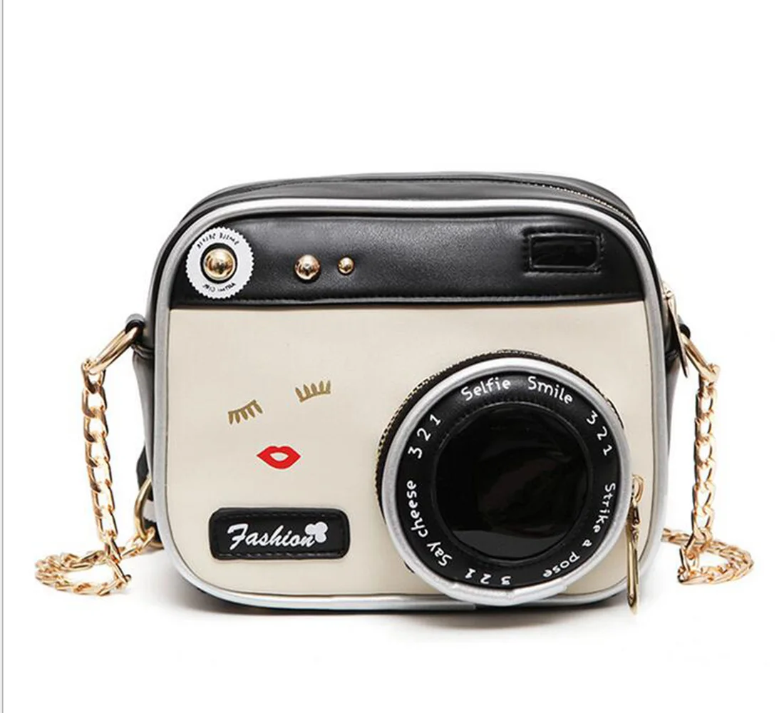 SFG HOUSE Camera Design Cute Women Cross Body Bag Chain