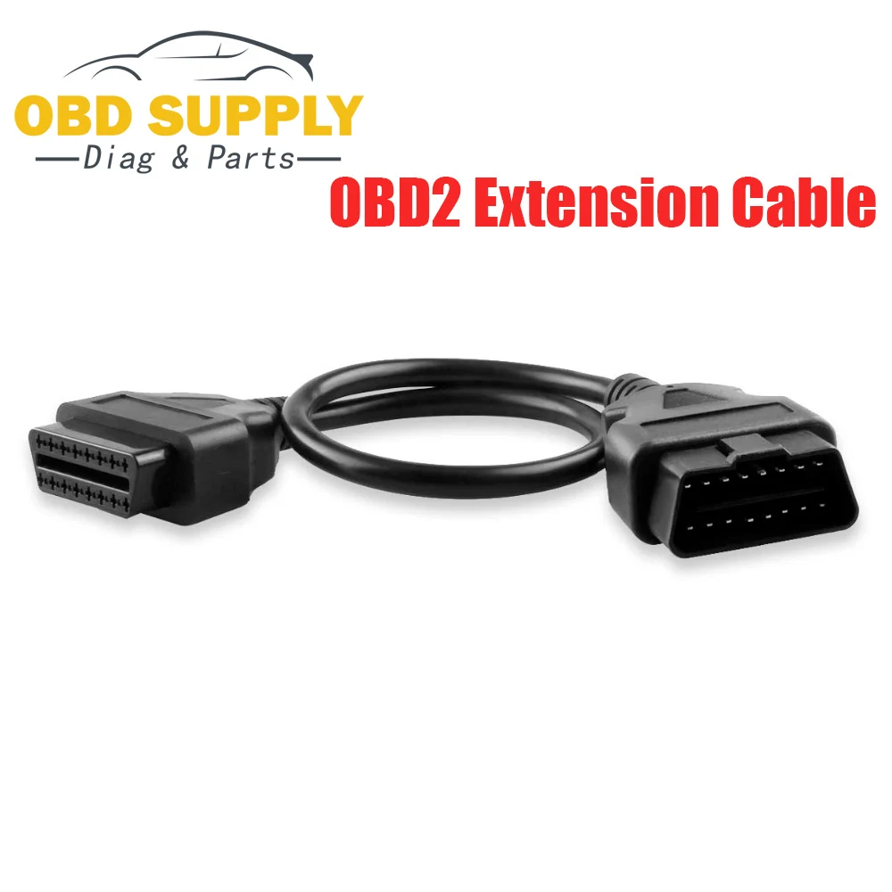 

100% Original Professional 30CM 16 Pin Male To 16 Pin Female OBD2 Connector Car Diagnostic Extension Cables and Connectors
