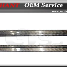 Автомобиль аксессуар укладки углерода Волокно порога плиты, пригодный для 1995-1998 Skyline R33 GTR GTS порога интерьер Крышка отделка 2 шт