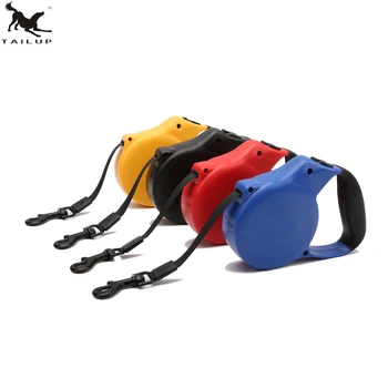 

[TAILUP] 5M Dog Retractable Leash 3M Nylon Solid Pets Dogs Leash Rop Automatic Retractable Walking Leads for Small Dog CL121