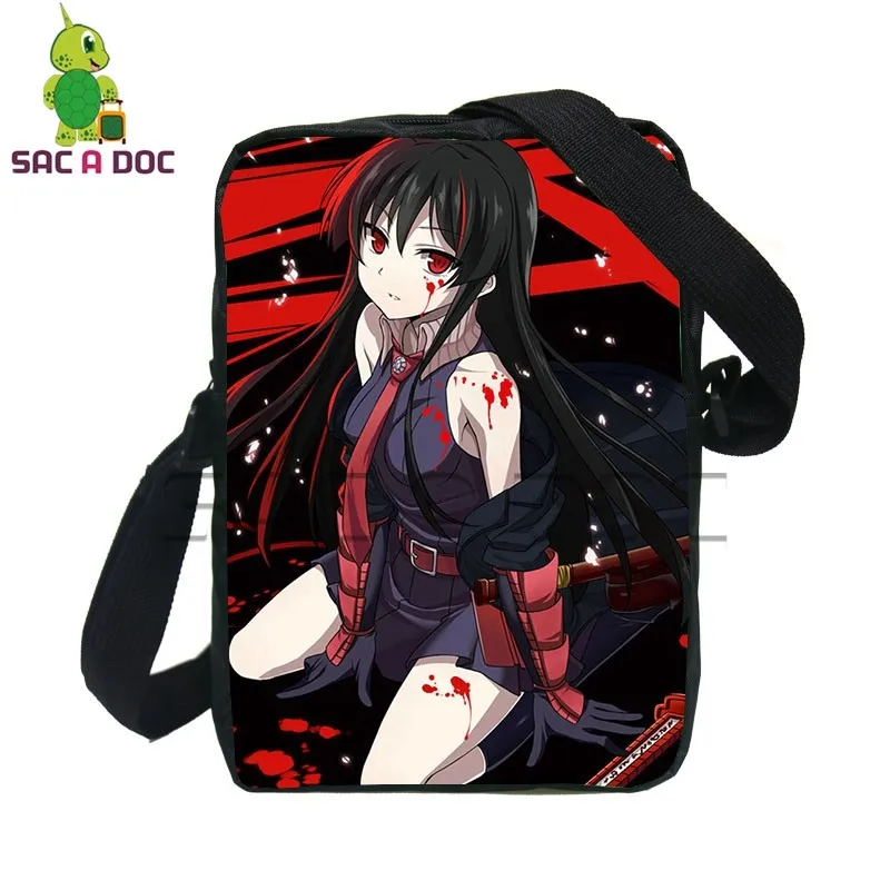 Women Messenger Bags Anime Akame Ga Kill Mini Bags Akame Tatsumi Night