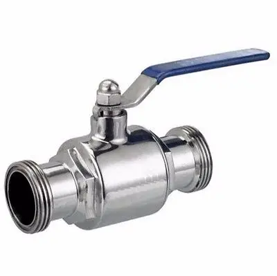 

1-1/2" SS304 Stainless Steel Sanitary T type Male Thread Union Ball Valve for Food Industries