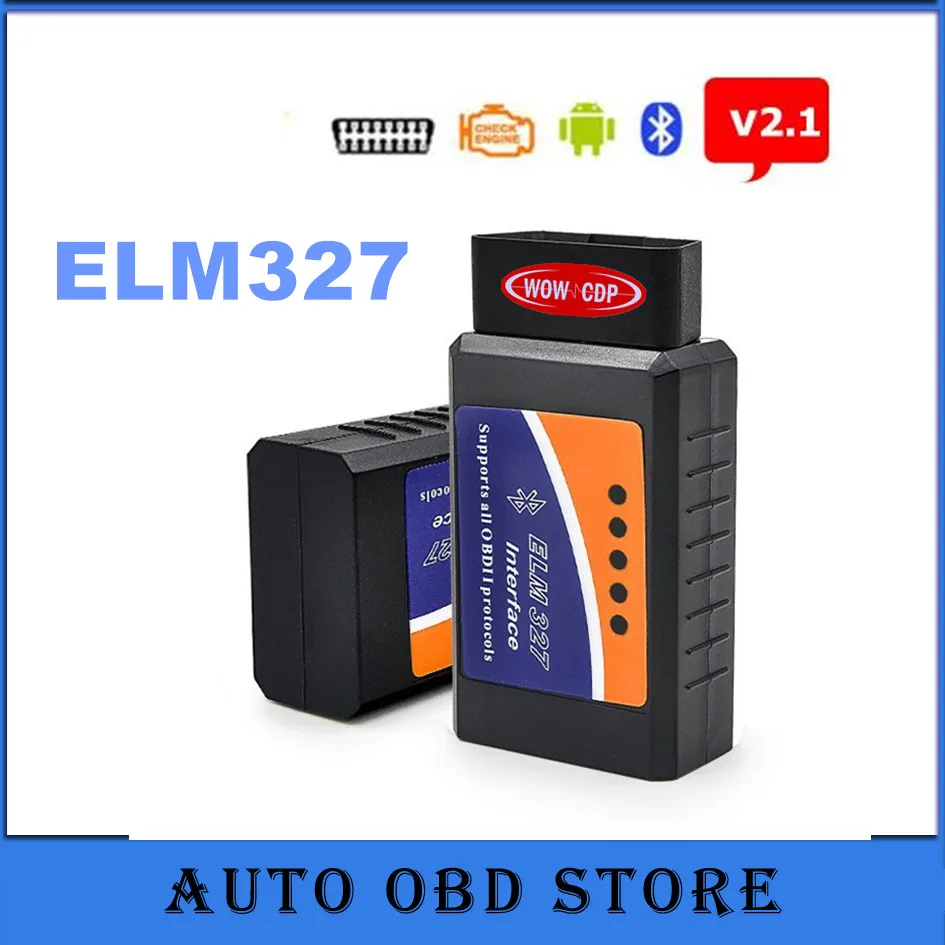 

Hot sale elm327 Bluetooth best hardware V2.1 Works On Android Torque OBD II ODB2 ELM327 Car Diagnostic Interface Scanner tool