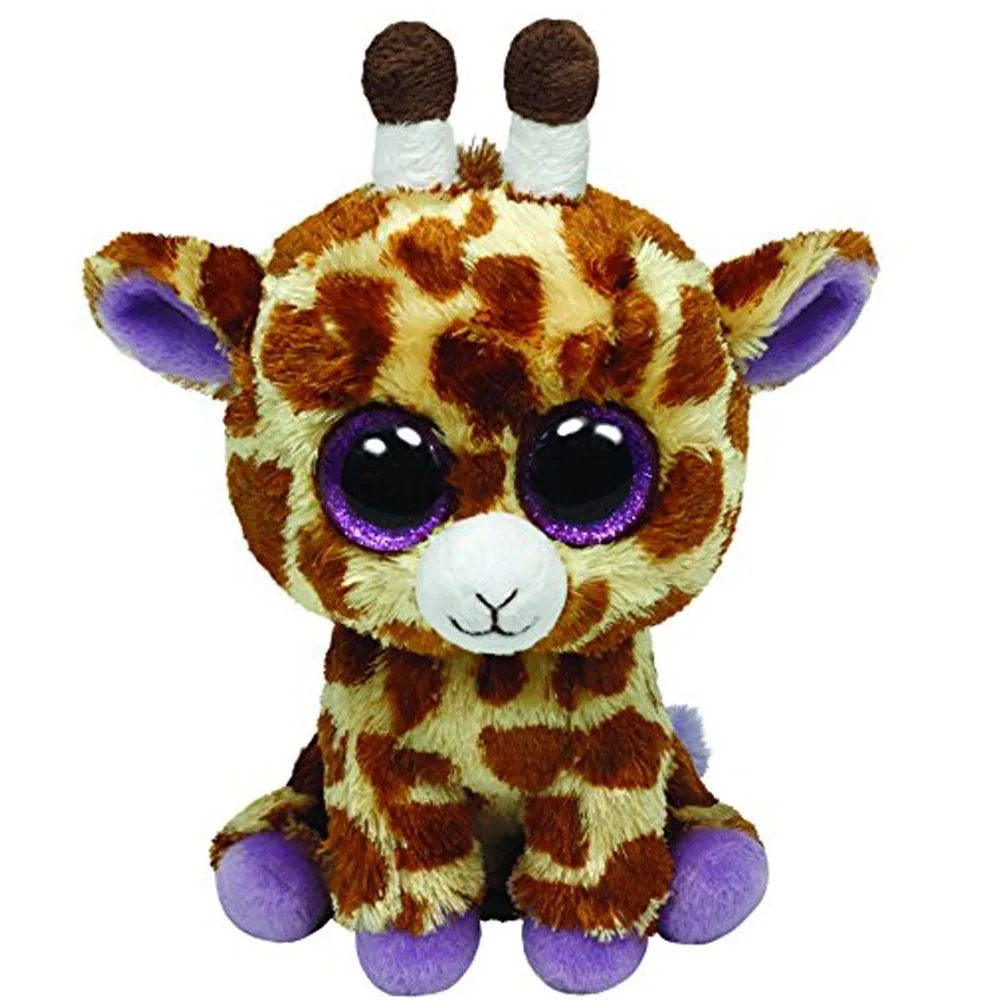 

Pyoopeo Original Ty Boos 20" 50cm Safari the Giraffe Plush Large Soft Big-eyed Stuffed Animal Collection Doll Toy with Heart Tag