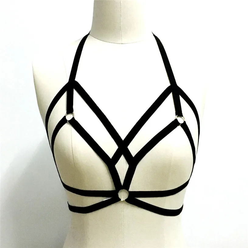 Buy 2018 1PC Women Bra Hot Sale Sexy Women Hollow Out Elastic Cage Bra Bandage