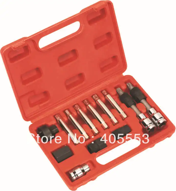 Alternator Freewheel Pulley Removal Engine Tool Set for BMW Mercedes