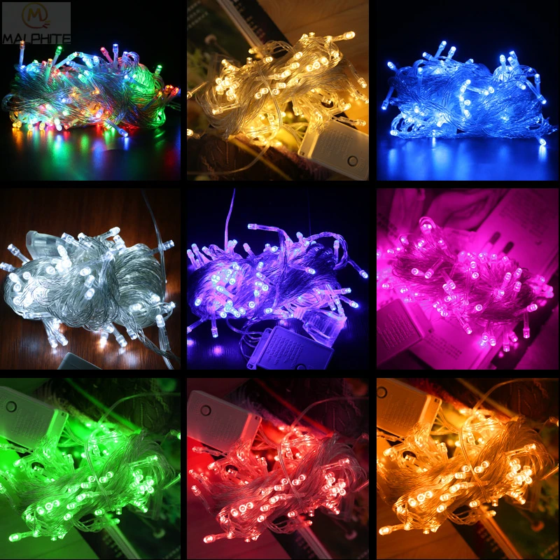 

Color Spark night light Children's Bedroom moon lamp Serial lamp led night lighting Fixture Christmas Garden Decor luminaria