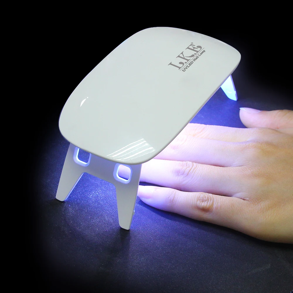 

LKE 6W SUNmini USB Nail dryer LED UV Lamp For Curing Nail Gel Polish Nail Lamp For Nails Art Tools
