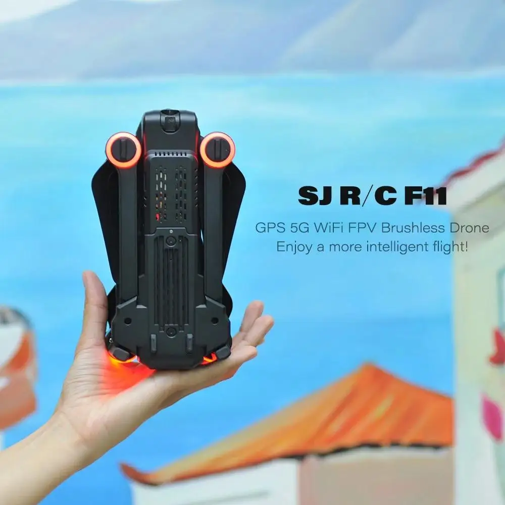 SJRC F11 PRO gps 5G Wifi FPV с 2K камерой 25 минут время полета бесщеточный селфи RC Дрон Квадрокоптер