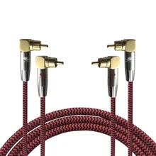 2 RCA Male to 2 RCA Male Audio Cable For DVD Subwoofer Amplifier Speaker TV Receiver Signal Transfer Cords Wire 1m 2m 3m