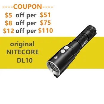 

NITECORE DL10 Diving Flashlight 1000 Lumens with scuba pointer 30m submersible IPX8 for underwater sports