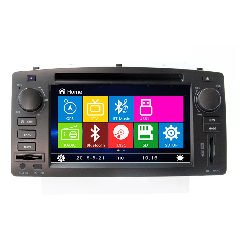 Win8 UI Car DVD Player GPS Navigation For BYD F3 Toyota