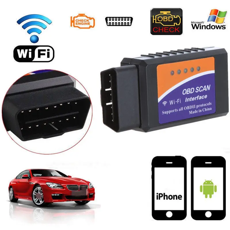 

ELM327 V1.5 Bluetooth/WIFI For Android Diagnostic Tool with PIC18F25K80 Chip ELM327 Bluetooth V1.5 OBD2 Scanner