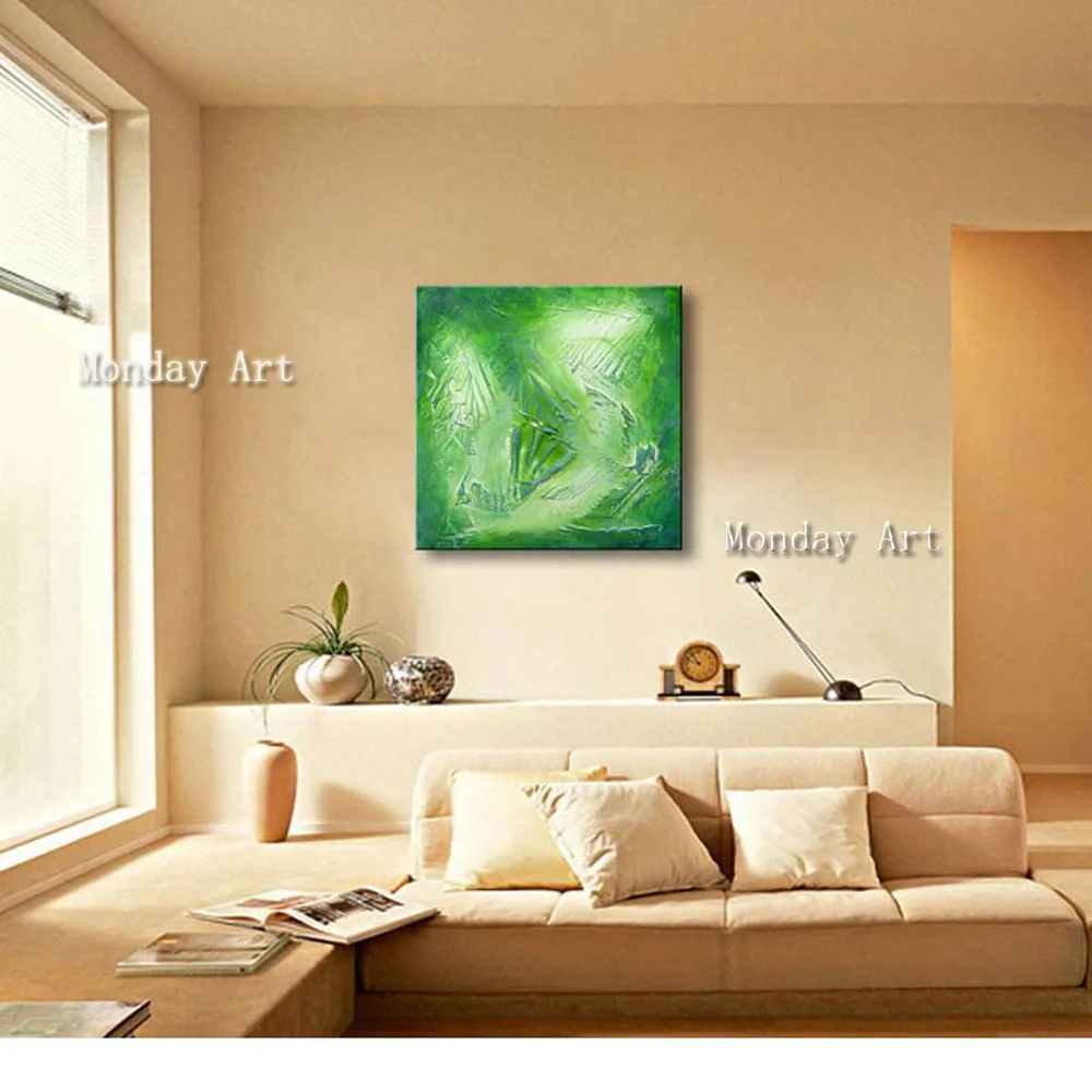 RR Unique-gift-Modren-Handpainted-abstract-pure-color-thick-oil-Home-Decor-Wall-Arts-Oil-Painting-for (1)