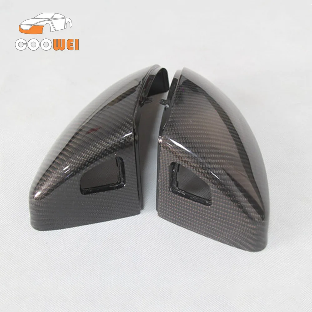

car accessories 1 pair Replacement style R8 Carbon fiber rear view mirror side miror for AUDI R8 2016