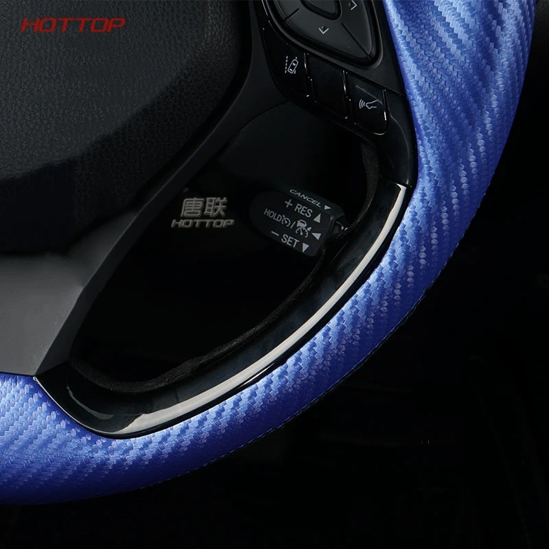 Topunion украшение для автомобиля для Toyota CHR- Чехлы На Руль кожаный чехол на руль аксессуары для интерьера