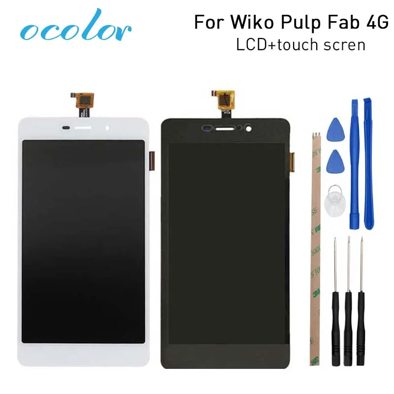 Ocolor хороший для Wiko Pulp Fab 4G 5 дюймов ЖК-дисплей кодирующий преобразователь