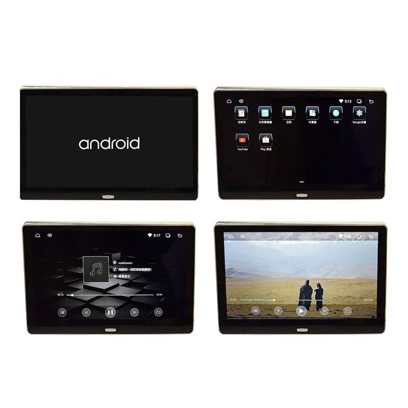 Cemicen 11 6 дюймов Android 0 Автомобильный подголовник монитор 1080P видео MP5 IPS сенсорный