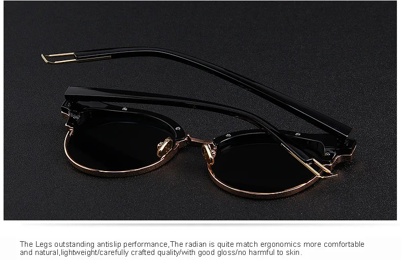 MERRYS, женские солнцезащитные очки "кошачий глаз", классические, брендовые, дизайнерские, полуоправы, солнцезащитные очки, S8082