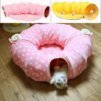 

New Cute Pet Cat Tunnel Kitten Play Toy Collapsible Toys Cat Toy Products For Fun