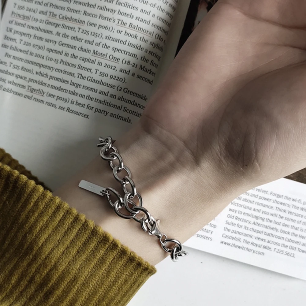 Sterling Silver Chain Bracelet - Links of Power