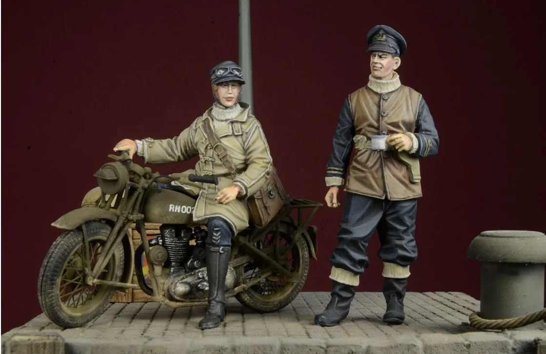Details about   1/35 Resin Figure Model Kit British Soldiers Royal Navy Sailors WW2 Unpainted 
