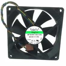 2 pcs Fan para HP dc5100 dc7100 dc7600 dc7700 d6120 PV902512P AUB0912VH 392185-001 9225 12 V pinos pwm ventilador de refrigeração da cpu do computador