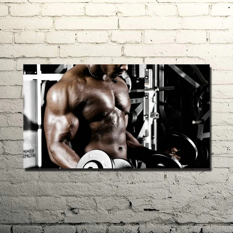 Bodybuilding Motivational Quote Art Silk Poster Print 13x24 24x43inches