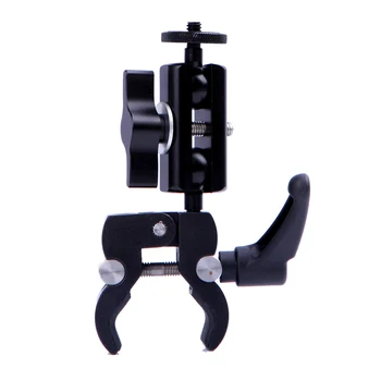 

Aluminum Alloy Handle Bar Rail Mount with Camera Universal 1/4''-20 Thread for Motorcycle