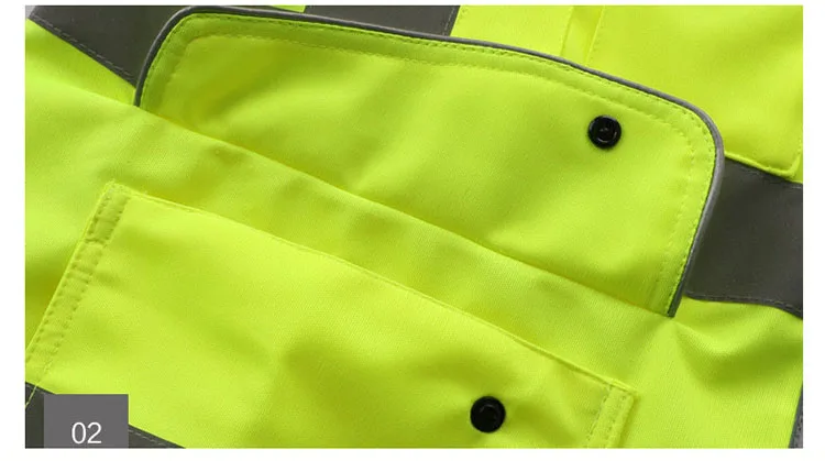 CCGK Reflective Vest High Visibility Safety Clothing Multi pockets Fluorescent Clothes For Outdoor Working Running Cycling Sport (8)