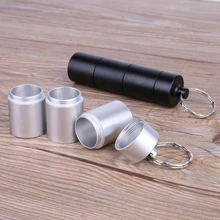 Уплотнение Pill Box Путешествия выживания водостойкий бак медицина бутылка для таблеток контейнер для ключей