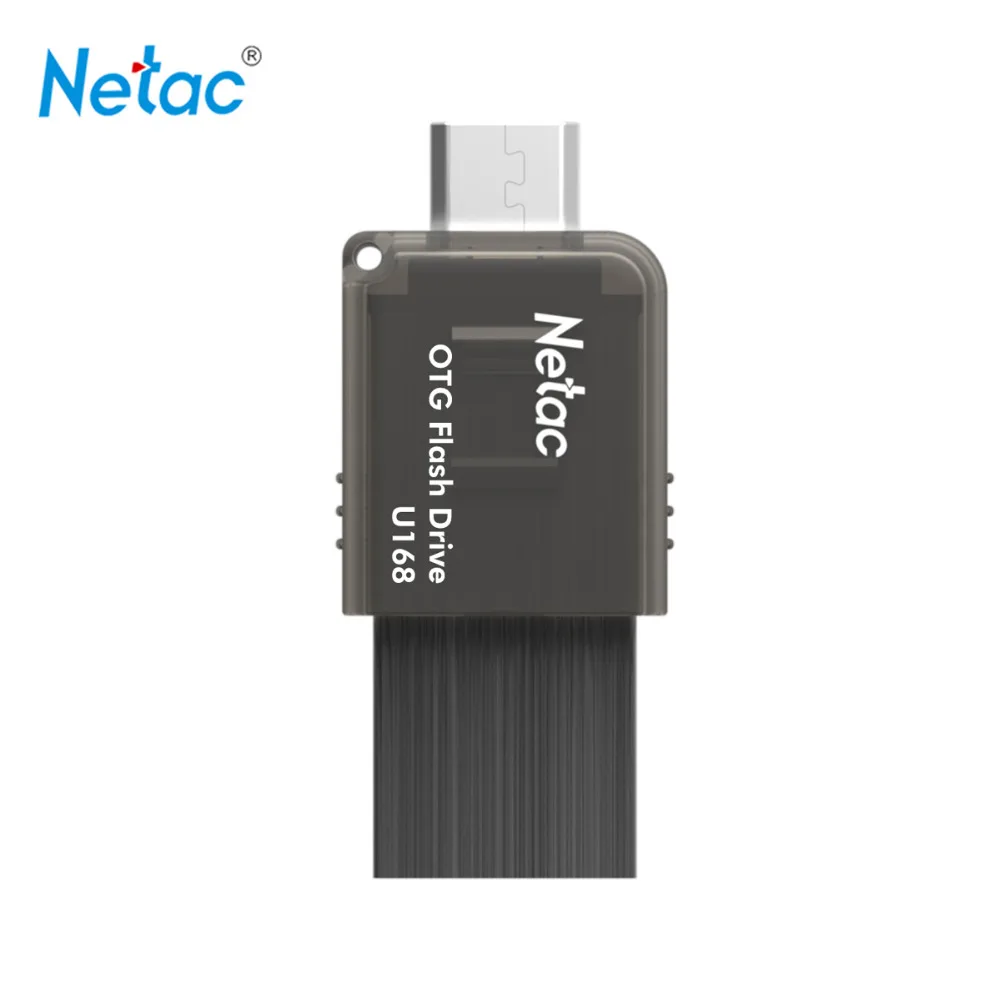 Netac Original U168 USB 3.0 OTG Flash Drive 32GB 16GB Pen