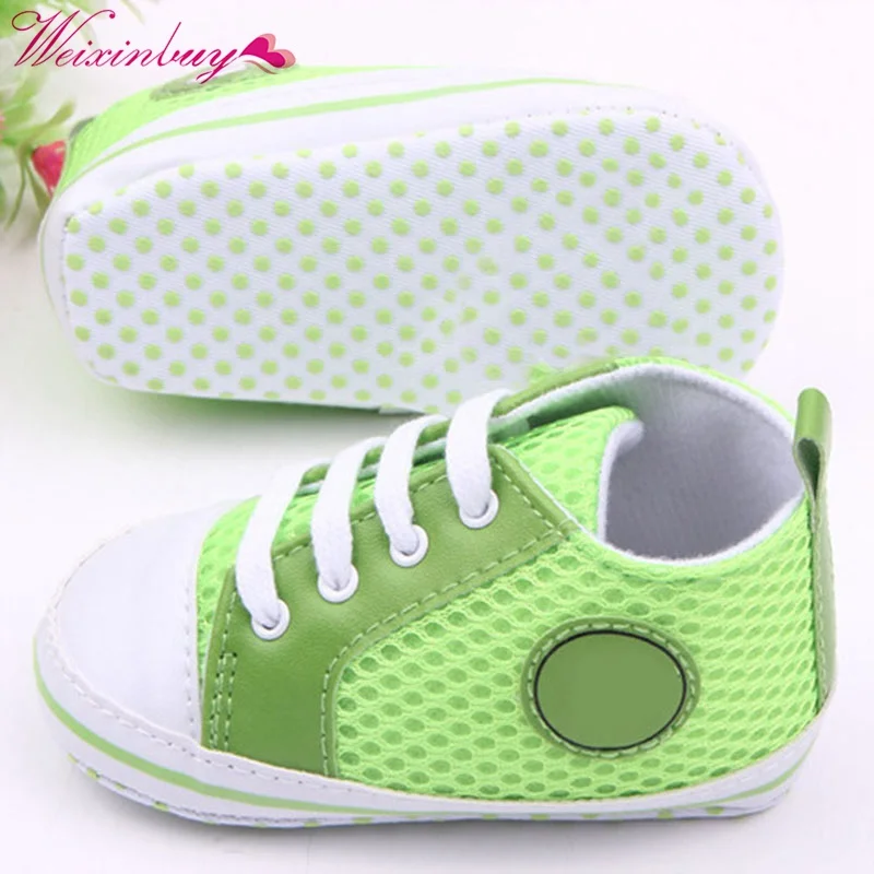 Weixincompra zapatos de bebé para niña con cordones Primeros pasos zapatillas de bebé zapatillas infantiles de fondo suave Prewalker