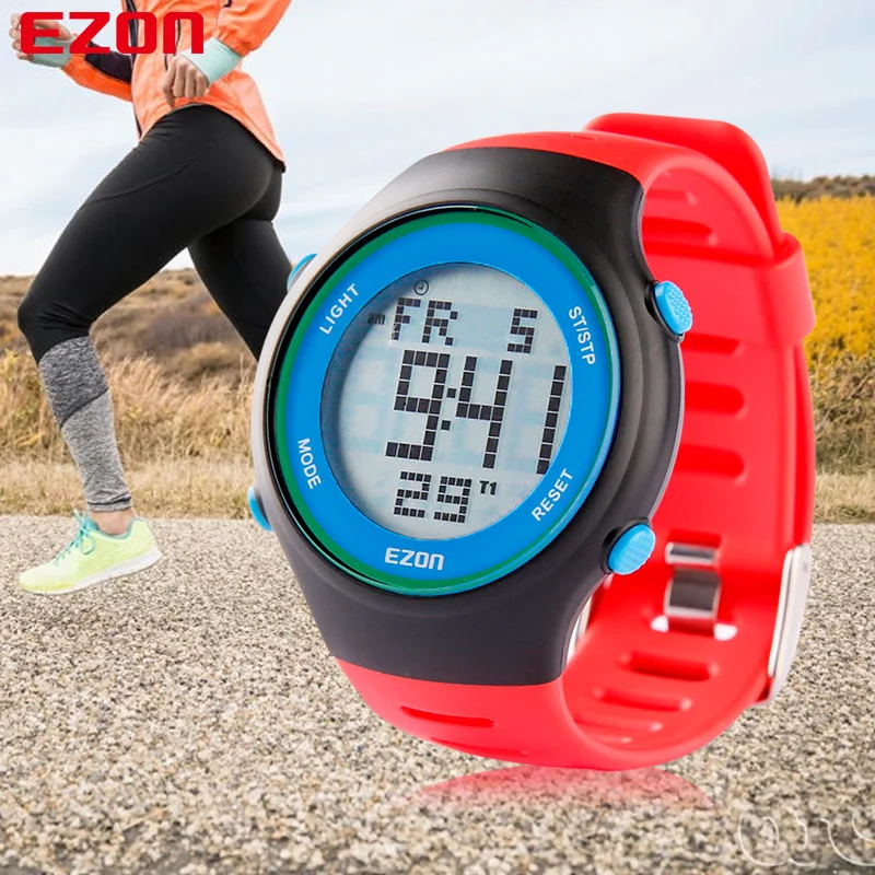 Мода smart Watch EZON L008B11 Многофункциональный Открытый Спортивные Часы