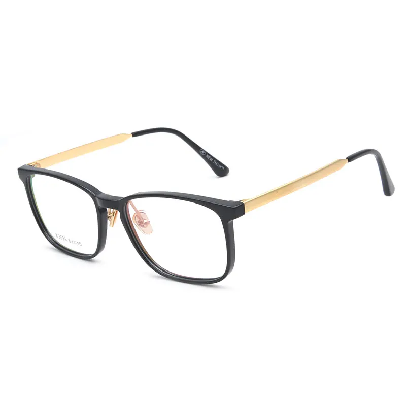 Reven Jate X2028 оптическая пластиковая оправа для очков для мужчин и женщин очки по рецепту очки полный обод оправа Glasse - Цвет оправы: Black Gold