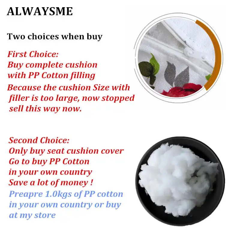 Alwaysme Patio Garden Swing Bench Seat Cushion Cover Mattress