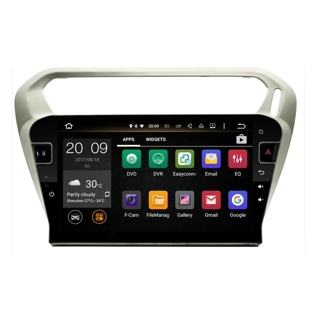 Clearance 10.1 Inch IPS Screen 4GB RAM Android Car Radio Stereo For Peugeot 301/Citroen Elysee 2014 2015 2016 2017 Bluetooth Wifi OBD DAB+ 3