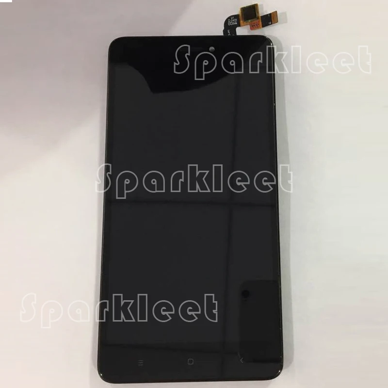 الجمعية شاشة lcd + محول الأرقام لمس الشاشة مع الإطار ل xiaomi redmi ملاحظة 4x ارتفاع مذكرة hongmi الأحمر 4x محمول