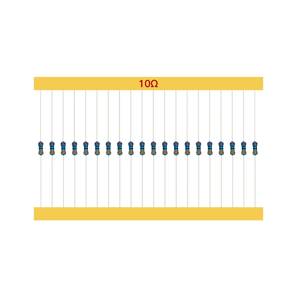 600 шт./компл. 30 видов каждое значение металлического пленочного резистора пакет 1/4W 1% комплект резисторов в ассортименте комплект