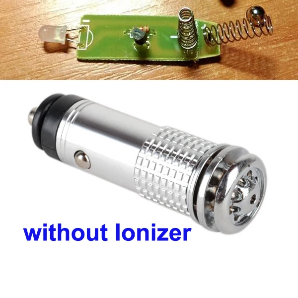 Очиститель воздуха 12 В Мини Авто Свежий Воздух Ионный Очиститель воздуха озоновый ионизатор очиститель - Название цвета: silver not Ionizer