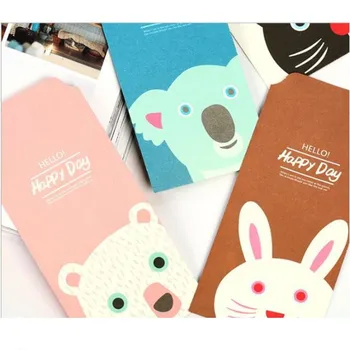 

50 Pcs/lot Cartoon Animal Paper Envelope Fashion People Envelopes Stars Shine Envelope For Party Wedding Letter Invitations