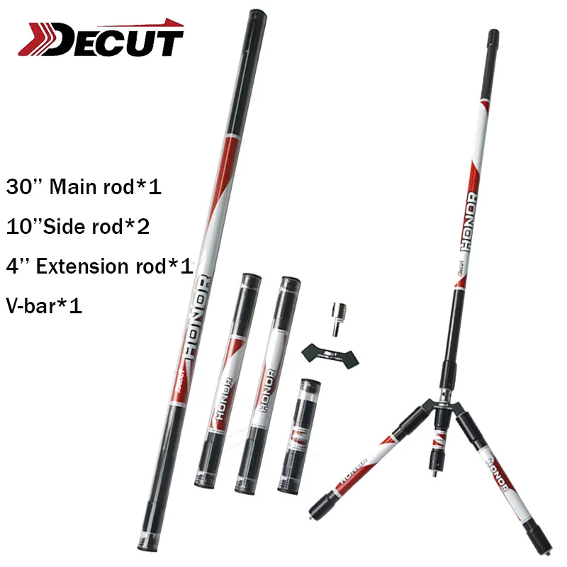1set DECUT Archery Stabilizer Balance Bar 30inch 10inch 4inch Recurve