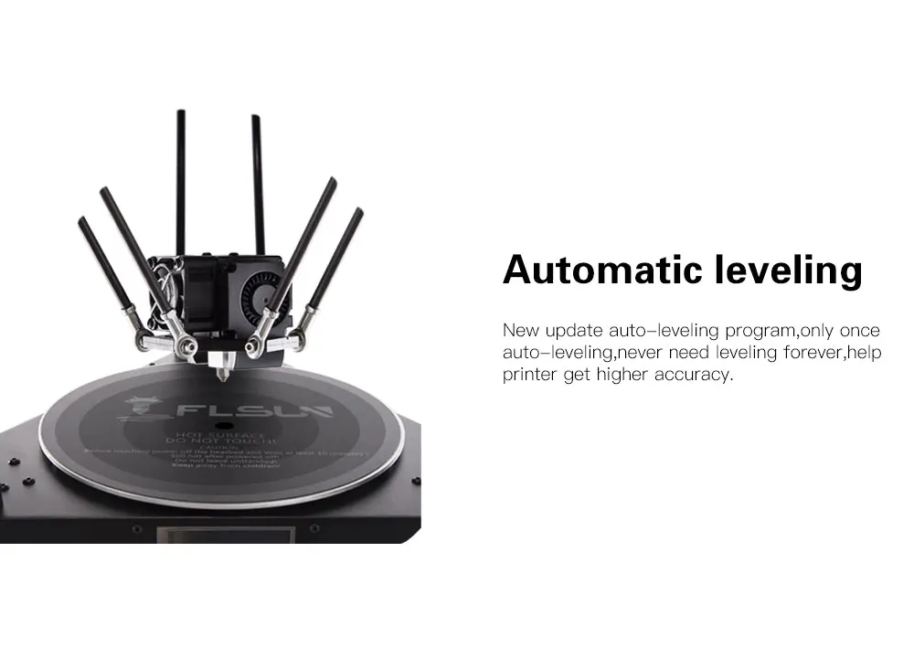 Flsun QQ-S 3d принтер Kossel автоматическое выравнивание решетки платформы предварительной сборки Titan экструдер TFT сенсорный экран Wifi выключение питания