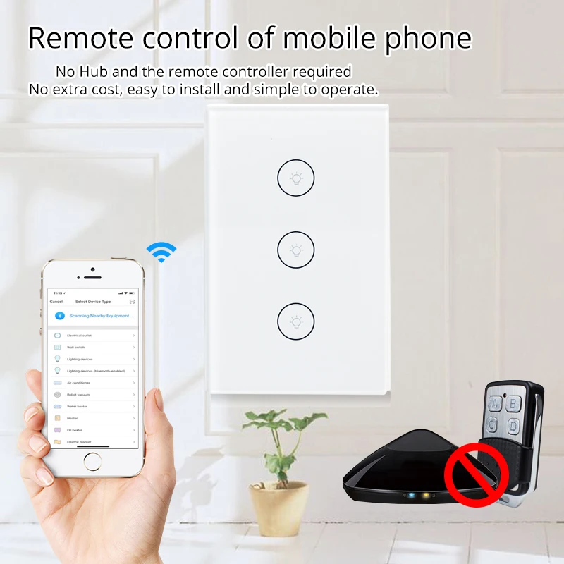 Wifi-Smart-Wall-Touch-Switch-Glass-Panel-Mobile-APP-Remote-Control-No-Hub-Required-work-with (2)