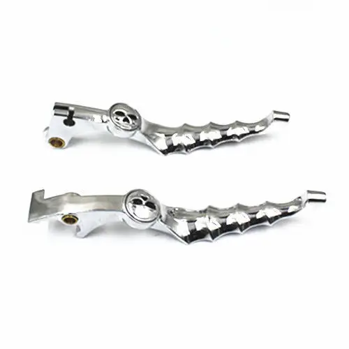 Пара мотоцикл хромированный череп сцепные рычаги для Honda Shadow 400 600 750 1100 CBR600 F1 F2 F3 F4