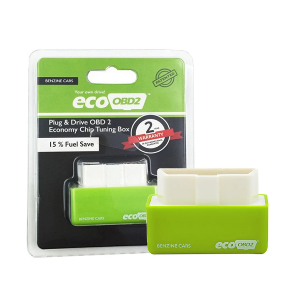 

Green Eco OBD2 Economy Fuel Saver Tuning Box Chip For Car Gas Saving