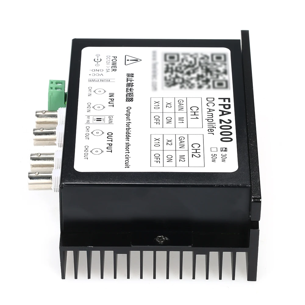 

High Precision 30W Signal Booster Dual-channel Amplify 2 Signals Power DC Amplifier For Any Waveform Function Signal Generators