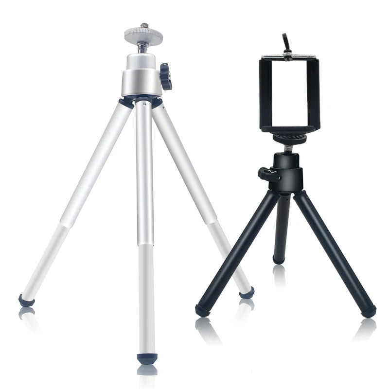 

Mini Live Tripod For iphone 6s 7 Samsung Xiaomi Phone With Phone Clip Tripod Stand Mount Nikon for Gopro 5