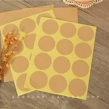 240 шт/партия Чистая крафт-бумага печать стикер чашка подарок наклейка на коробку выпечки пакет торт коробка украшения