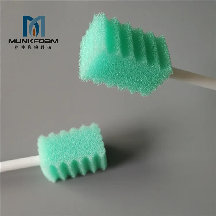 50pcs Disposable Oral Care Sponge Swab Tooth Cleaning Mouth Swab